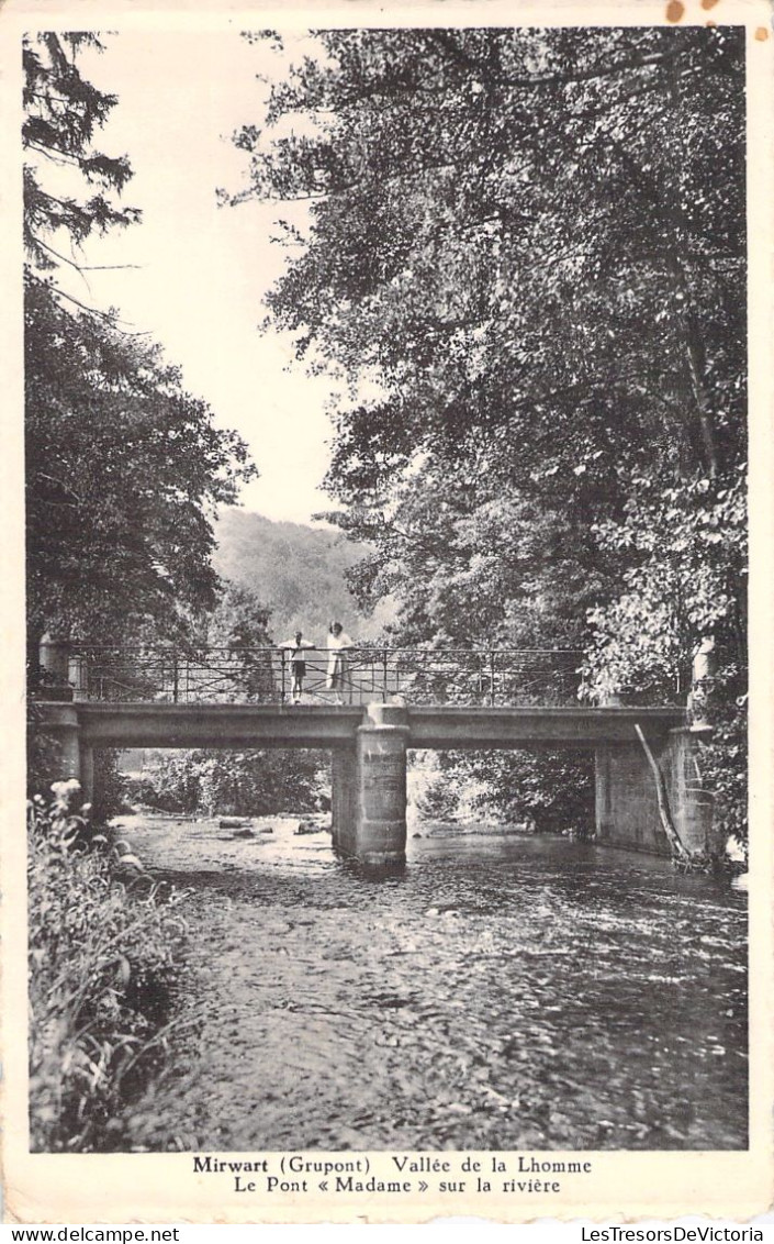 BELGIQUE - Mirwart - Vallée De La Lhomme - Le Pont Madame Sur La Riviere - Carte Postale Ancienne - Sonstige & Ohne Zuordnung