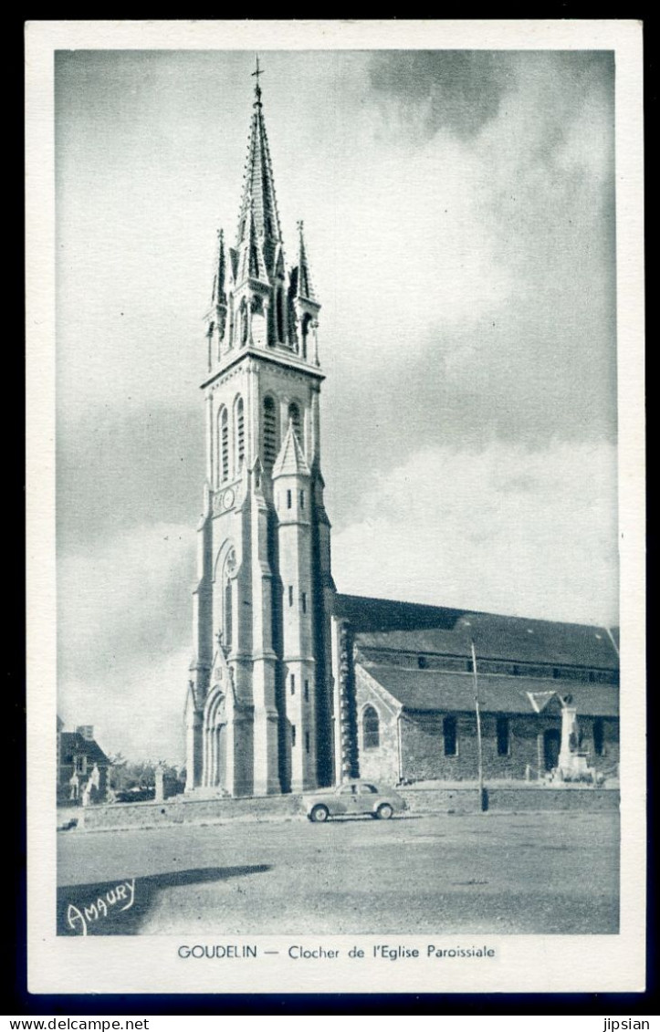 Cpa Du 22 Goudelin -- Clocher De L' église Paroissiale -- Près Lanvollon      LANR83 - Lanvollon