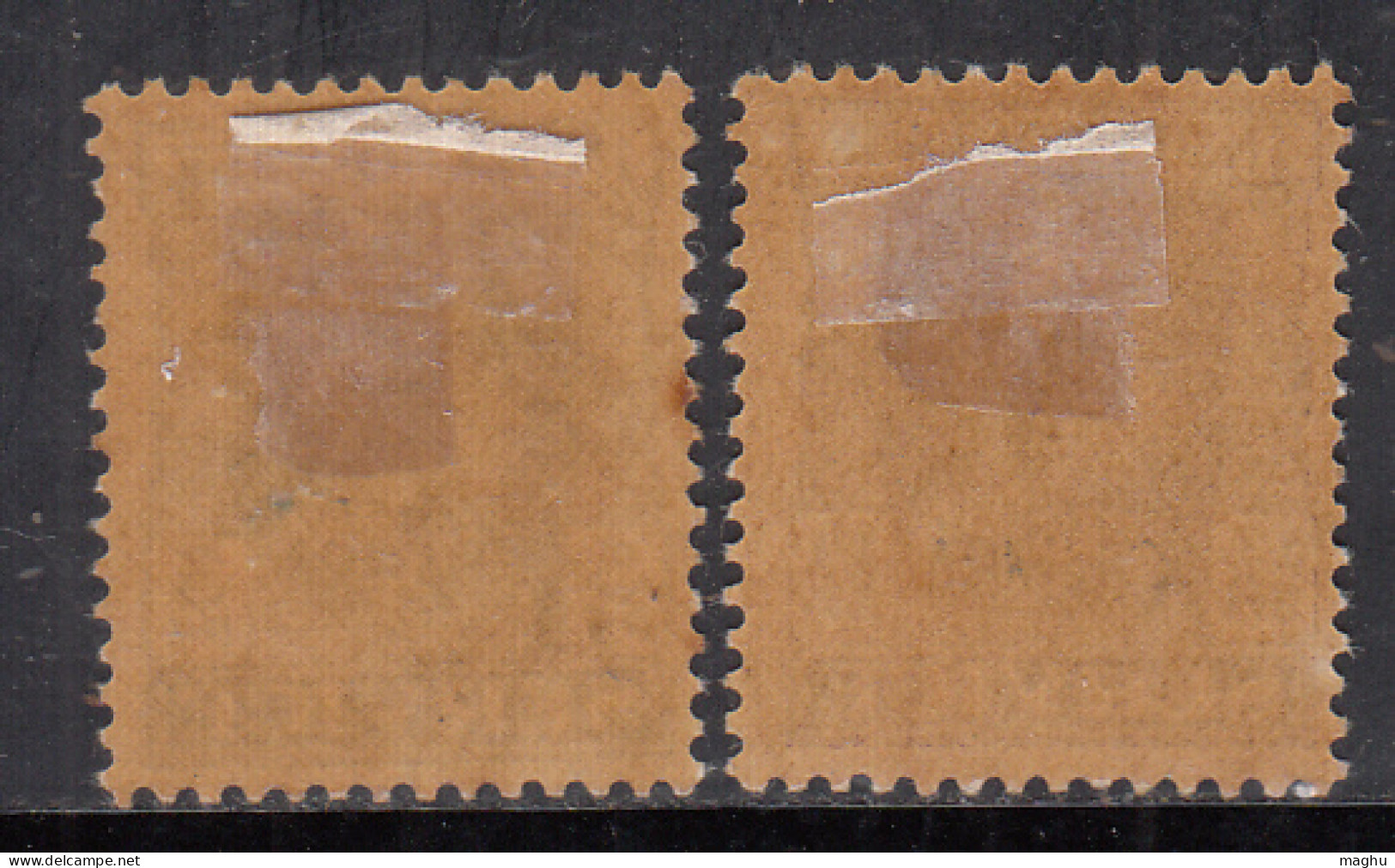 2v MH SERVICE, Chamba 1940 - 1943, KGVI Series SGO78, British India, - Chamba