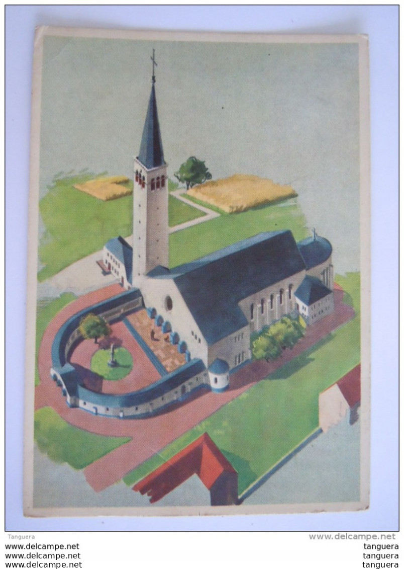 België Belgique Ronse Renaix Verkocht Ten Voordele Van De Nieuwe Klijpe-kerk Architect: Raoul Van Houtte Gelopen 1955 - Renaix - Ronse
