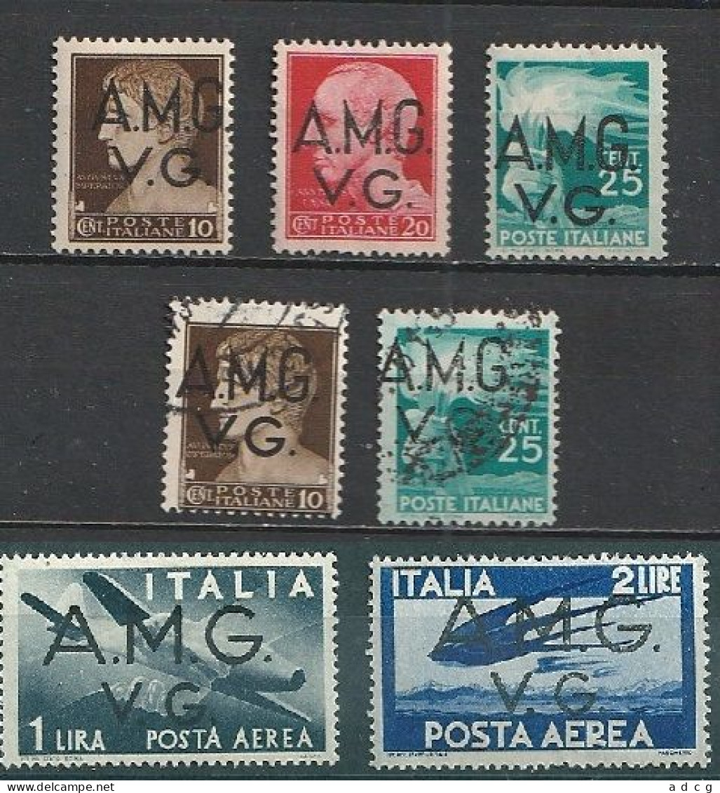 1945 AMG VG IMPERIALE E POSTA AEREA LOTTO USATO E NUOVO - Mint/hinged