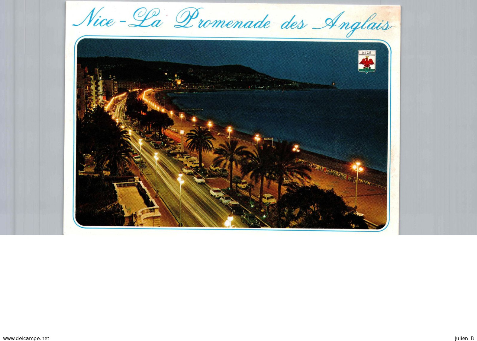 Nice, La Promenade Des Anglais La Nuit - Niza La Noche