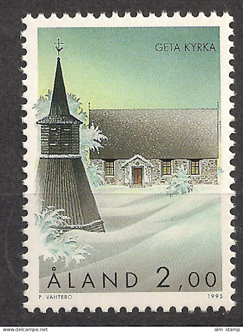 1995  Aland    Mi. 106 ** MNH  Kirche Von Geta - 1995