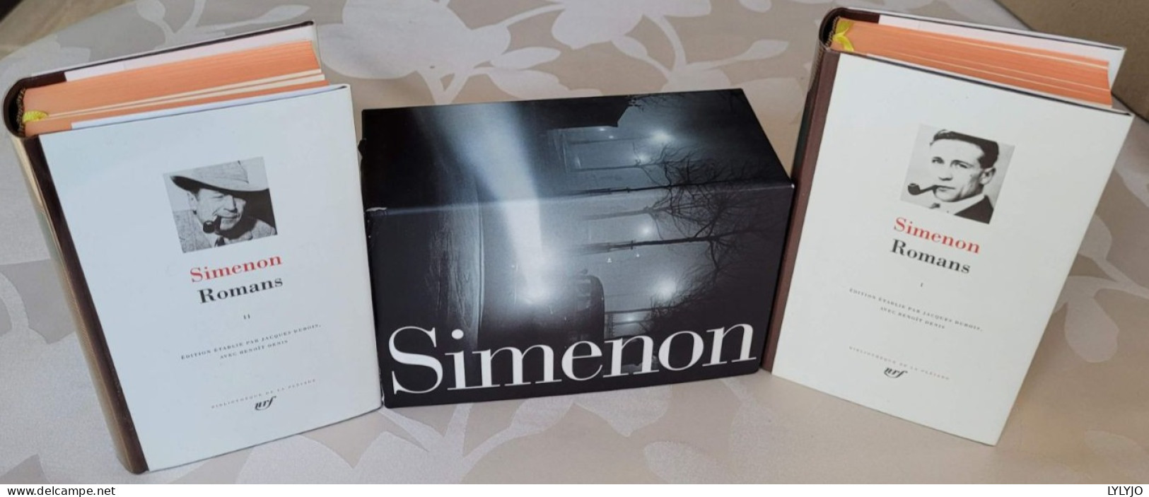 COFFRET 2 VOLUMES GEORGES SIMENON COLLECTION LA PLEIADE ANNÉE 2003