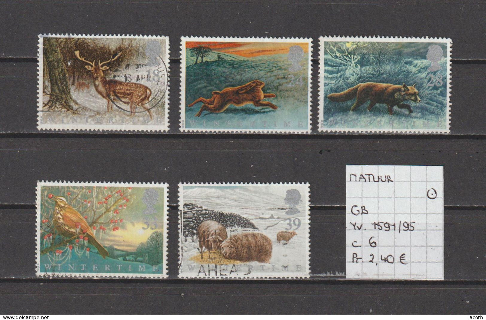 (TJ) Wetenschappen - Natuur - GB YT 1591/96 (gest./obl./used) - Nature