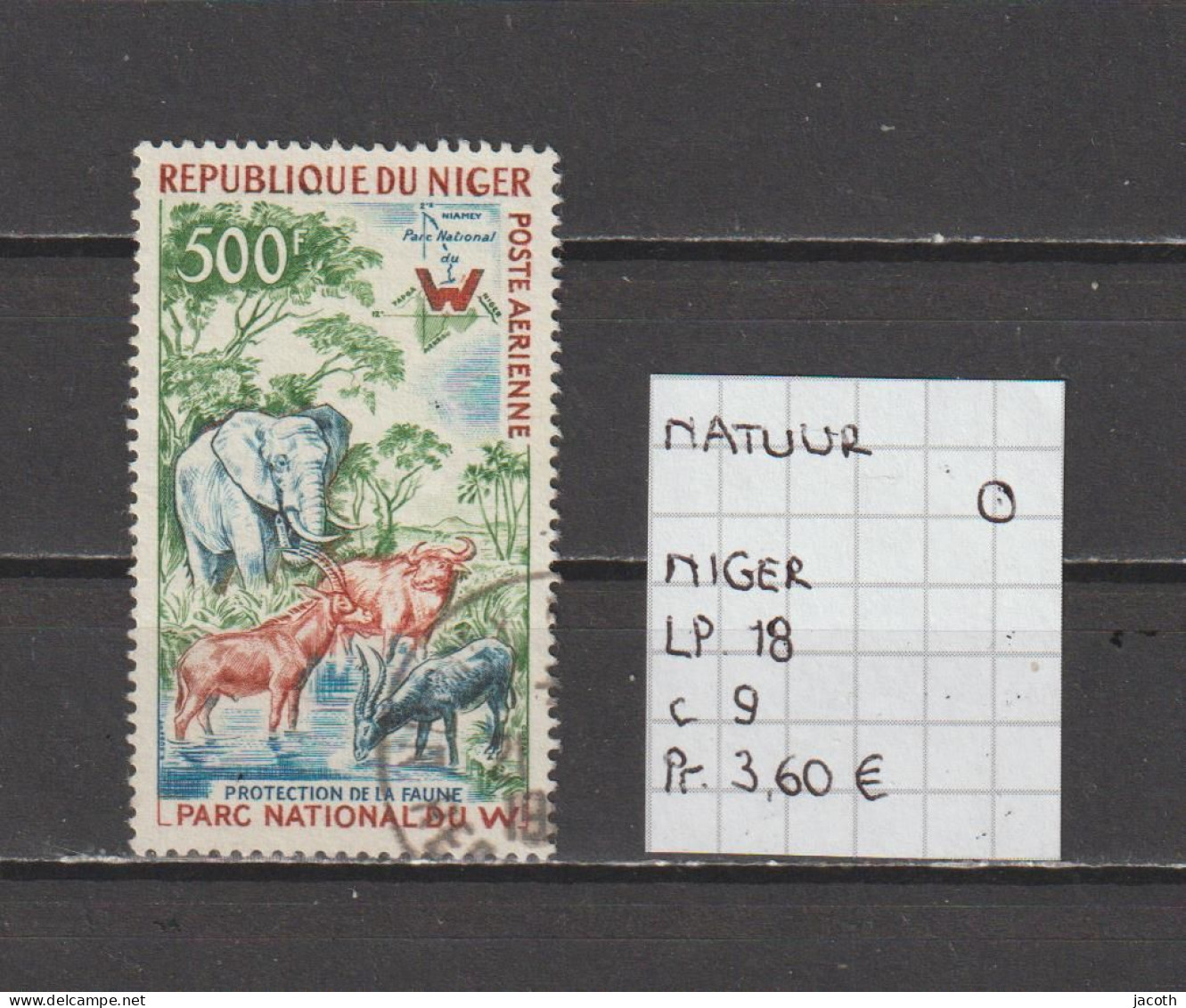 (TJ) Wetenschappen - Natuur - Niger YT LP. 18 (gest./obl./used) - Naturaleza