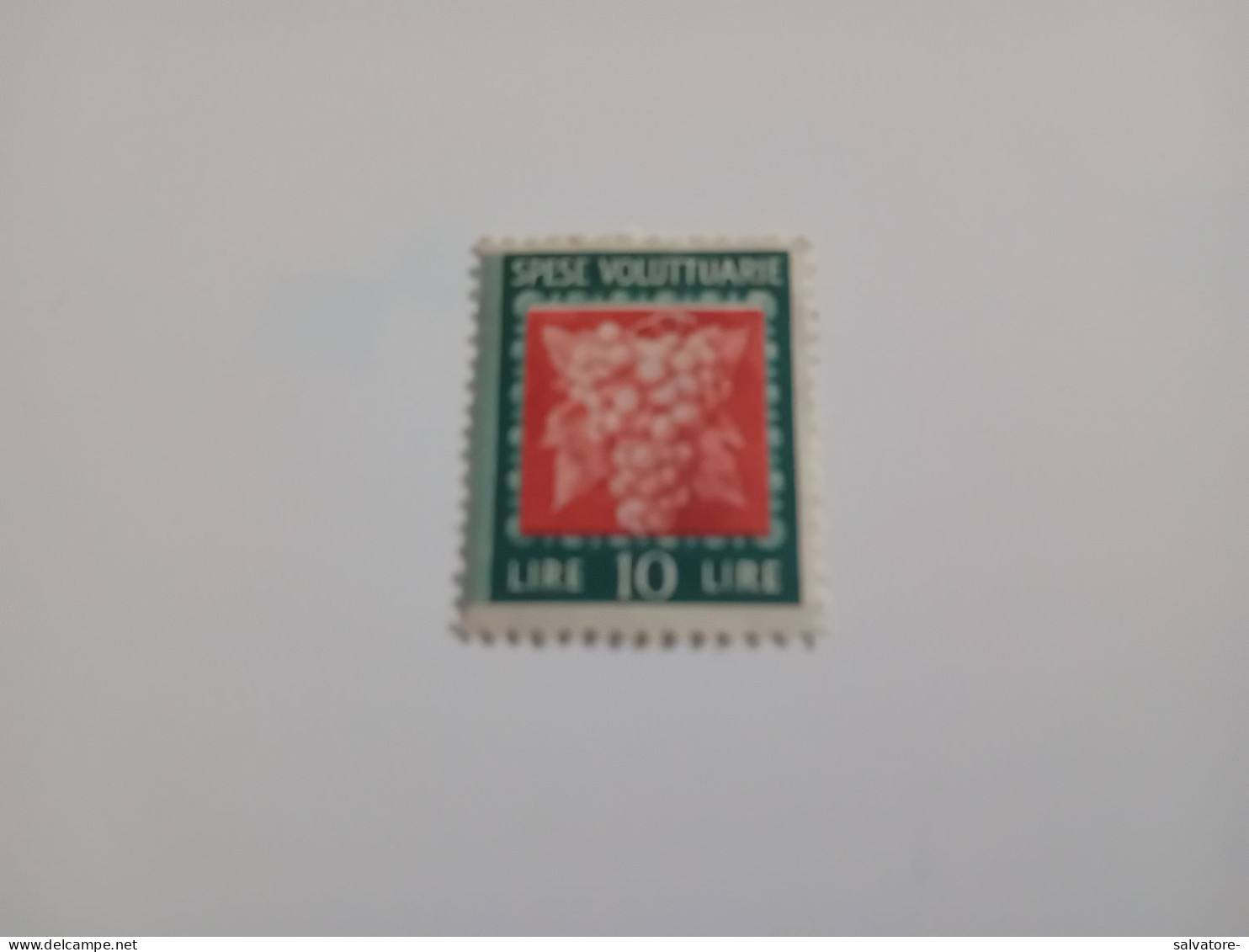 MARCA DA BOLLO SPESE VOLLUTTARIE LIRE 10 - Revenue Stamps