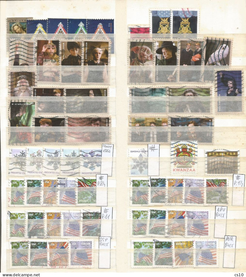 USA Selection 2013 Yearset 136 Pcs OFF-Paper Mostly VFU Circular PMK Incl. Harry Potter19/20 Flag All Seasons Cpl Issue - Full Years