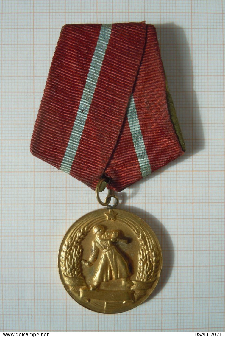 Bulgaria Bulgarie Bulgarien, Bulgarian 1960s Order, Medal, Military Merit Medal-Battle Merit (ds1159) - Autres & Non Classés