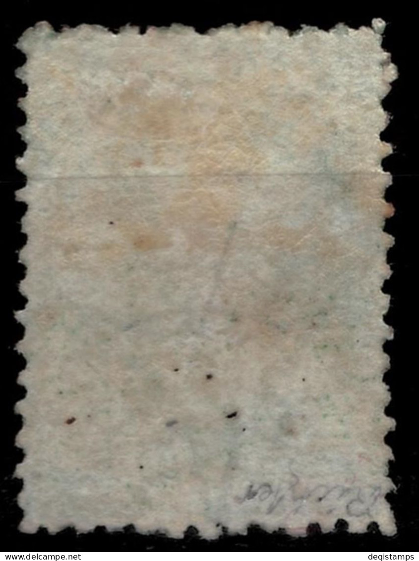 New Zealand 1864  1 Sh - Green QV SG. 350 £  MH Stamp - Ongebruikt