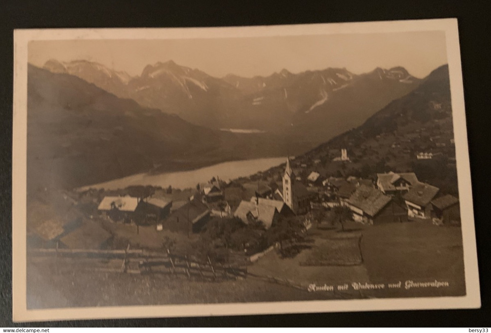 CPA - SUISSE - Amden Mit Walensee Und Glarneralpen - Carte Photo - Amden