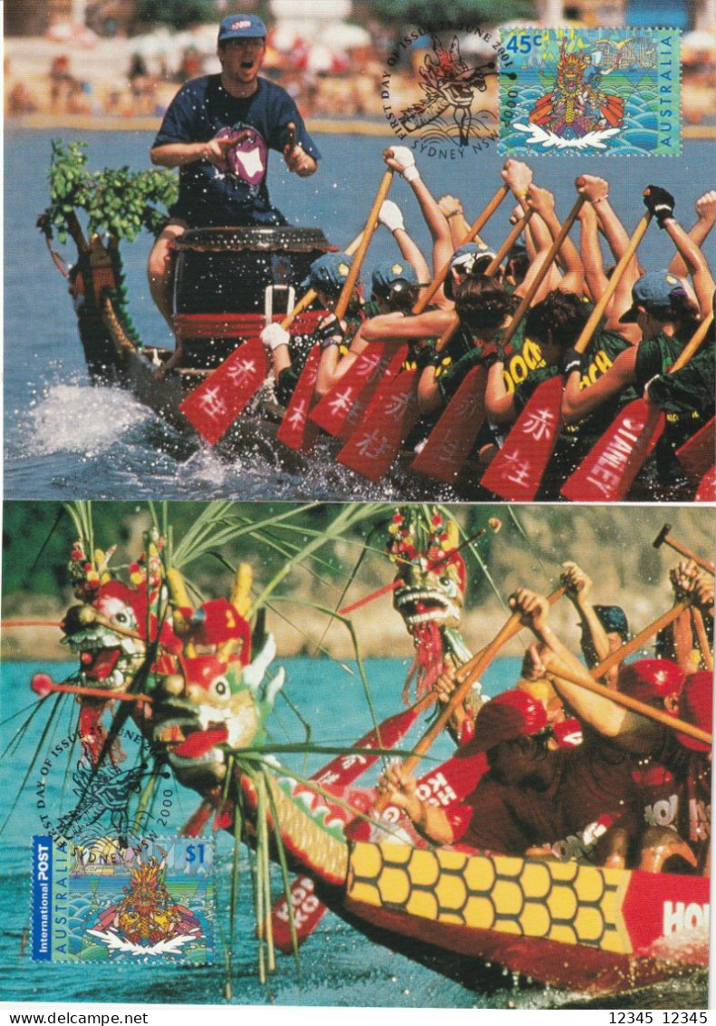 Australië 2001, Dragon Boat Racing - Maximumkarten (MC)