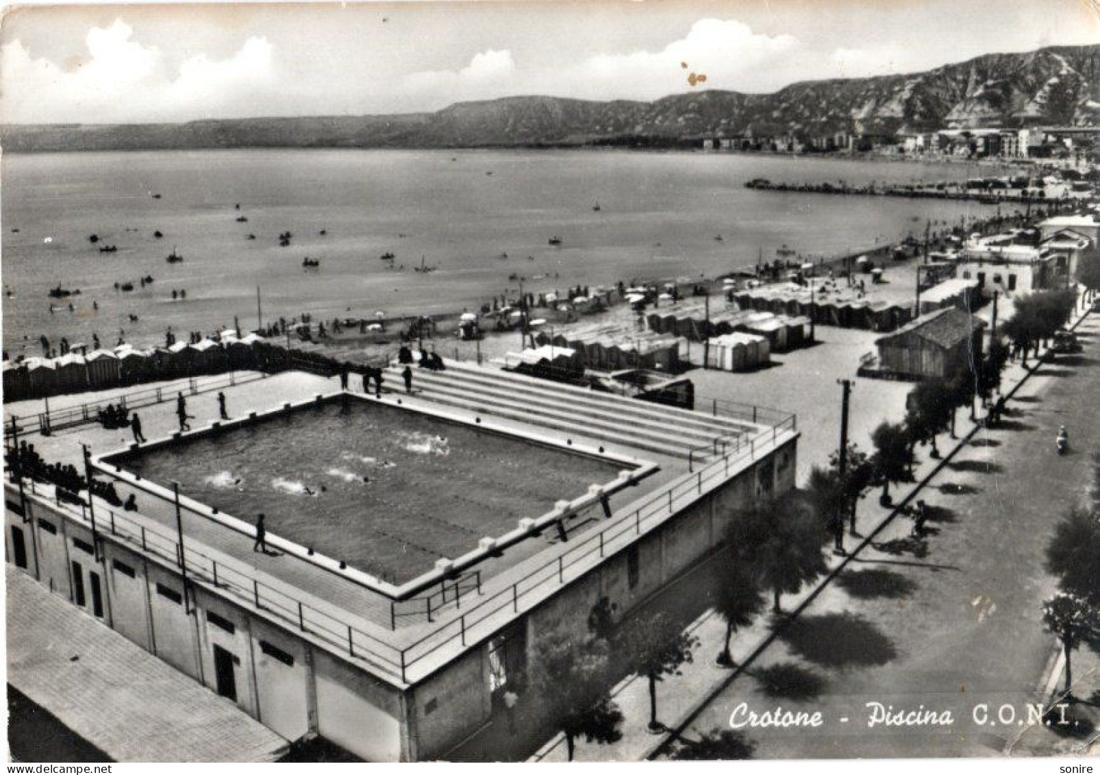 CROTONE - PISCINA C.O.N.I. - ED.ZURLO  - VERA FOTO - VG FG - 7004 - Crotone