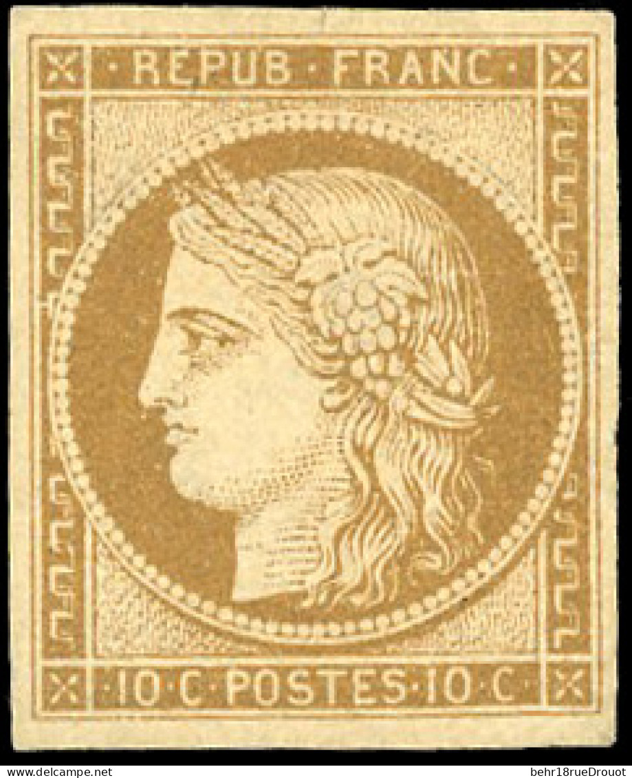 * 1a - 10c. Bistre-brun. SUP. - 1849-1850 Ceres