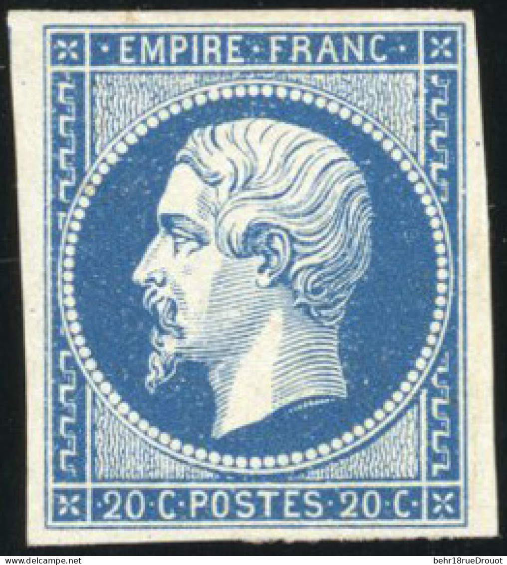 * 14Aa - 20c. Bleu Foncé. Très Frais. TB. - 1853-1860 Napoléon III.