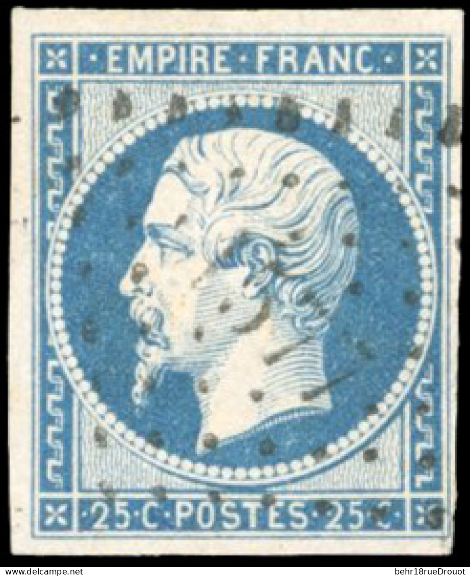 Obl. 15 - 25c. Bleu. Obl. PC. SUP. - 1853-1860 Napoleon III