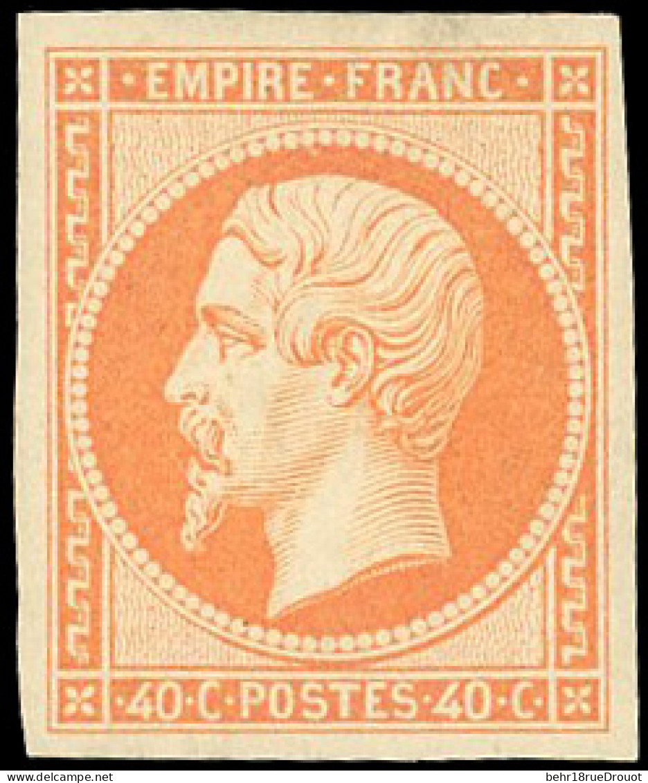 * 16 - 40c. Orange. SUP. - 1853-1860 Napoleon III
