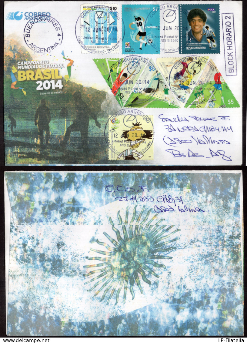 Argentina - 2022 - Letter - Modern Stamps - Diverse Stamps - Covers & Documents