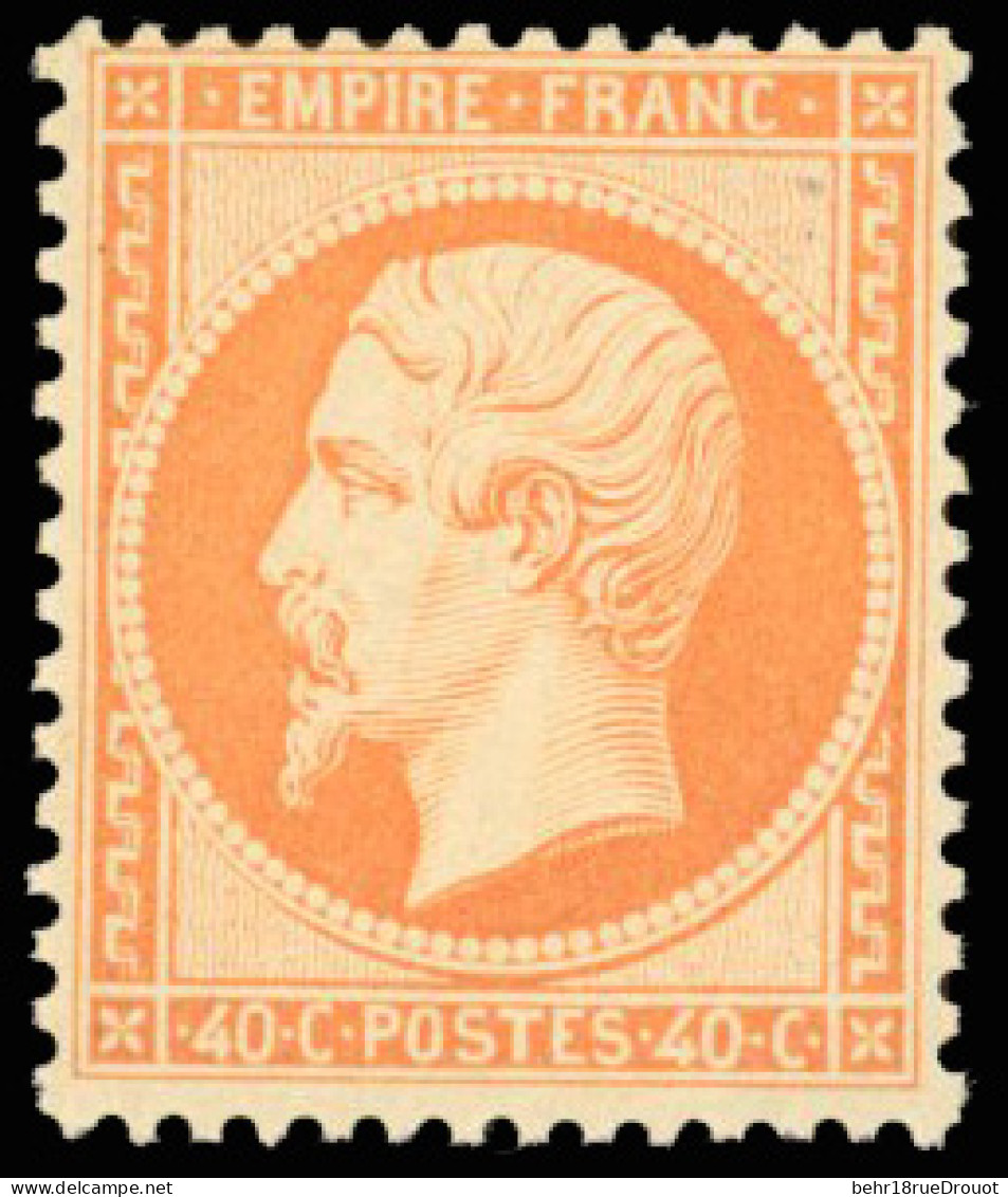 ** 23 - 40c. Orange. SUP. - 1862 Napoleon III