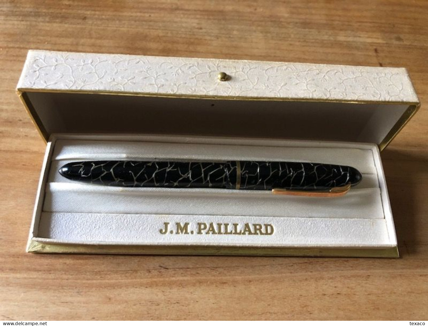 Stylo Plume - J.M. PAILLARD - Plume Or 18 K - Dans Son étui D'origine - Pens