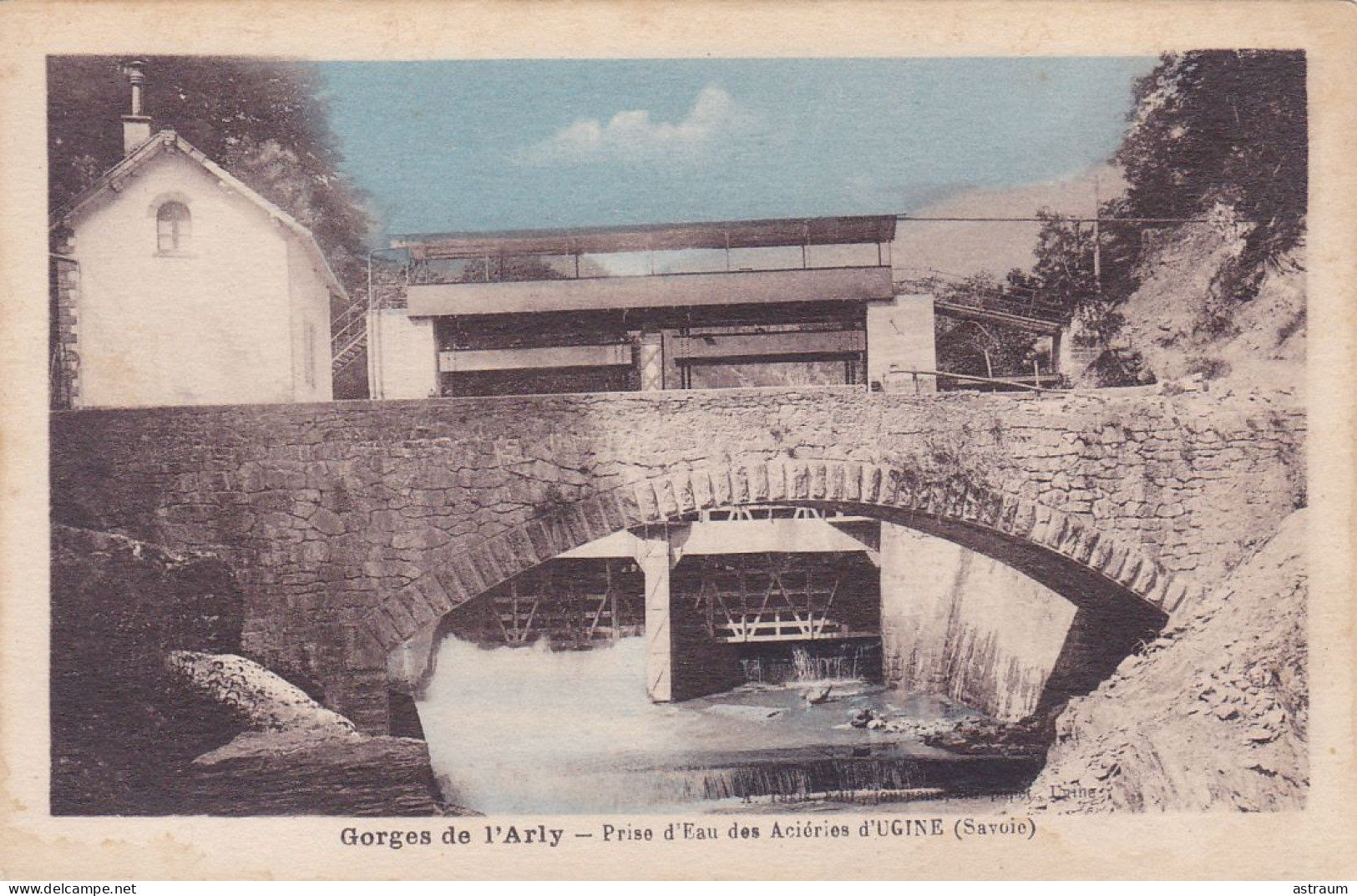 Cpa - 73 - Ugine - Prise D'eau Des Acie3ies Aux Gorges De L'arly - Edi Takis / Thiriat - Ugine