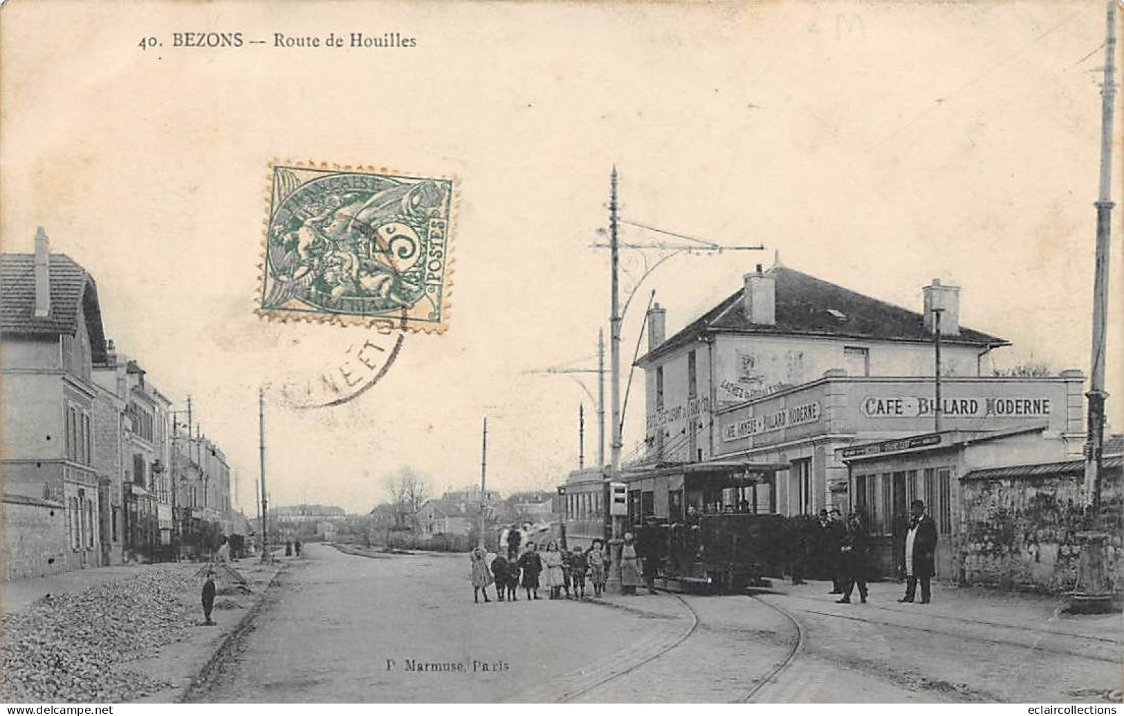 Bezons      92      Tramway  Route De Houilles      (voir Scan) - Autres & Non Classés