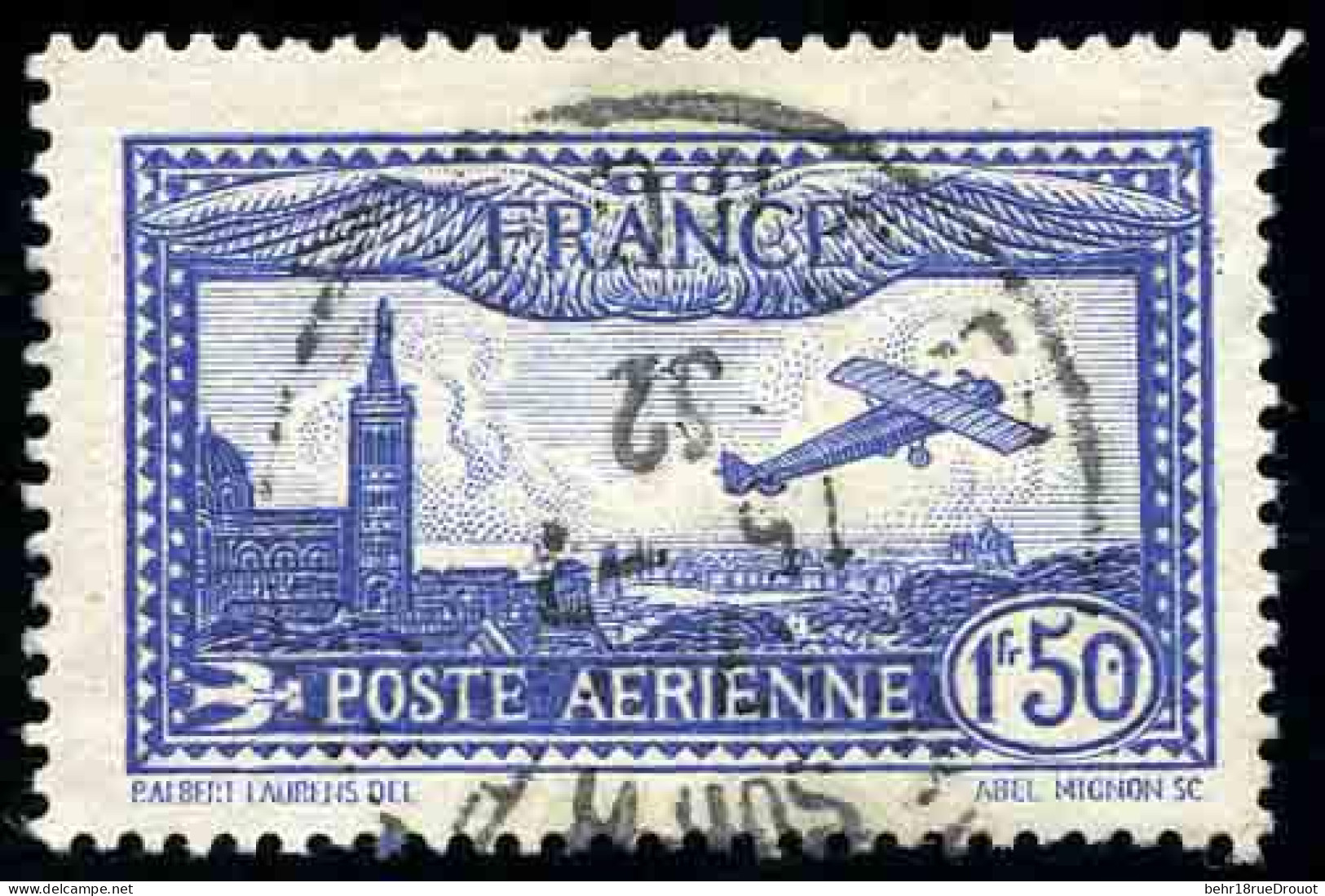 Obl. 6b - 1F.50 Outremer Vif. Obl. CàD Du 15 Juillet 1932. TB. - Autres & Non Classés