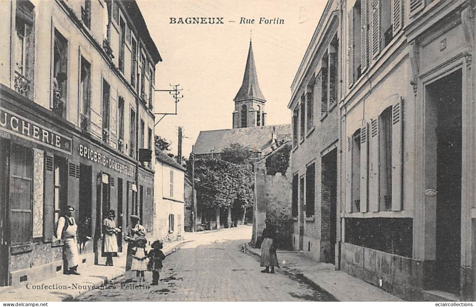 Bagneux          92       Rue Fortin  . Boucherie         (voir Scan) - Bagneux