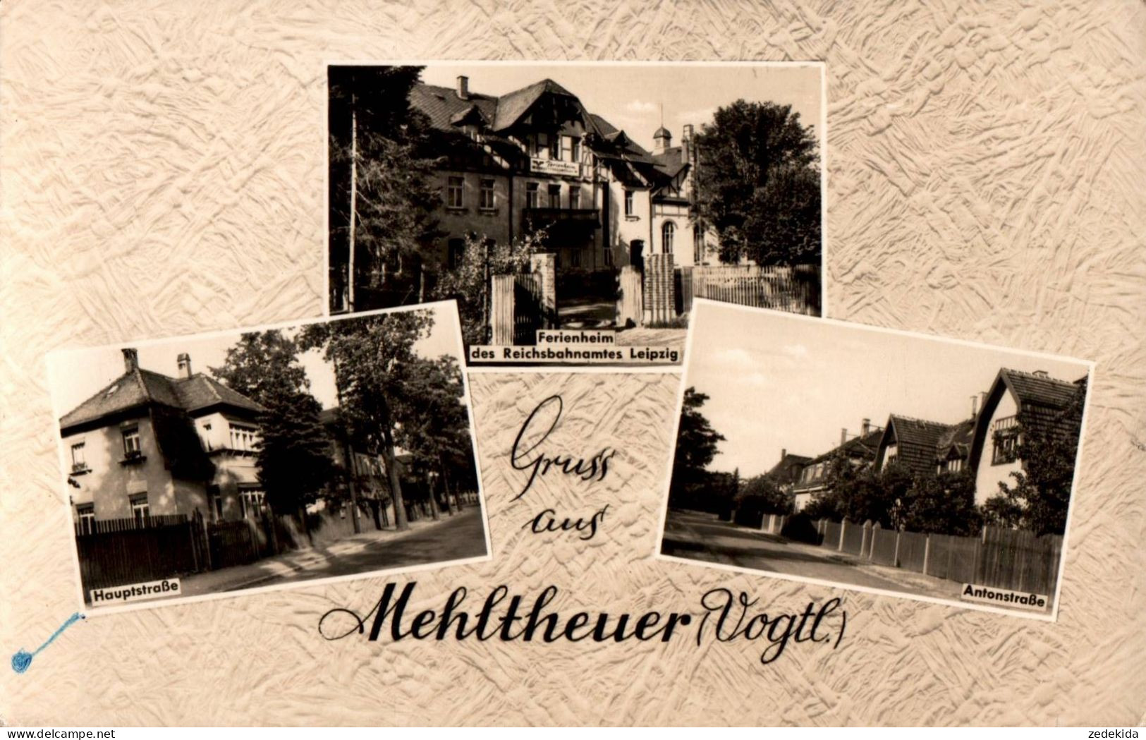 G7664 - Mehltheuer - Ferienheim Reichsbahn Leipzig - Erhard Neubert - Vogtland