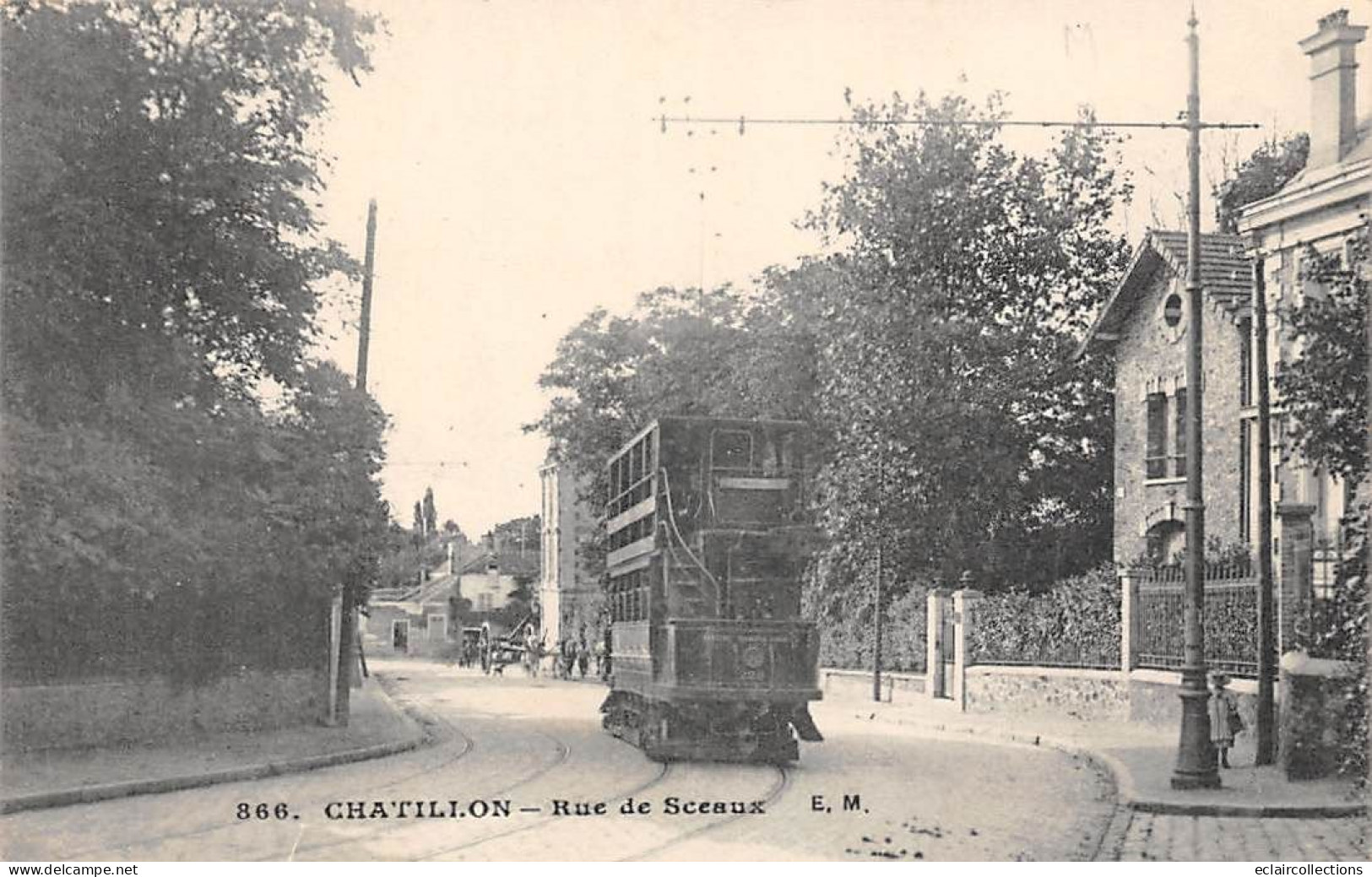 Châtillon          92        Tramway  Route De Sceaux         (voir Scan) - Châtillon