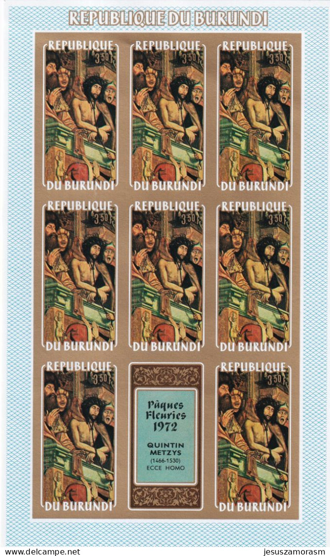 Burundi Nº 498sd Al 502sd SIN DENTAR En Hojas De 8 Series - Unused Stamps