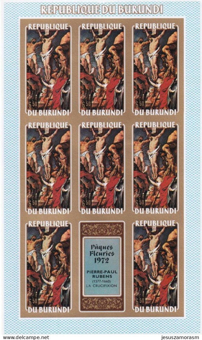 Burundi Nº 498sd Al 502sd SIN DENTAR En Hojas De 8 Series - Unused Stamps