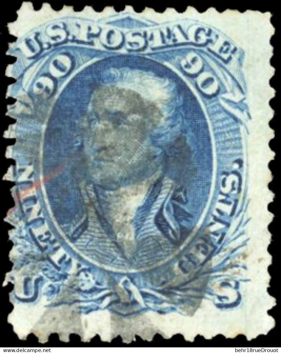 Obl. 26 - 90c. Washington Bleu. Obl. Centrale. Sc#72. B. - Andere & Zonder Classificatie