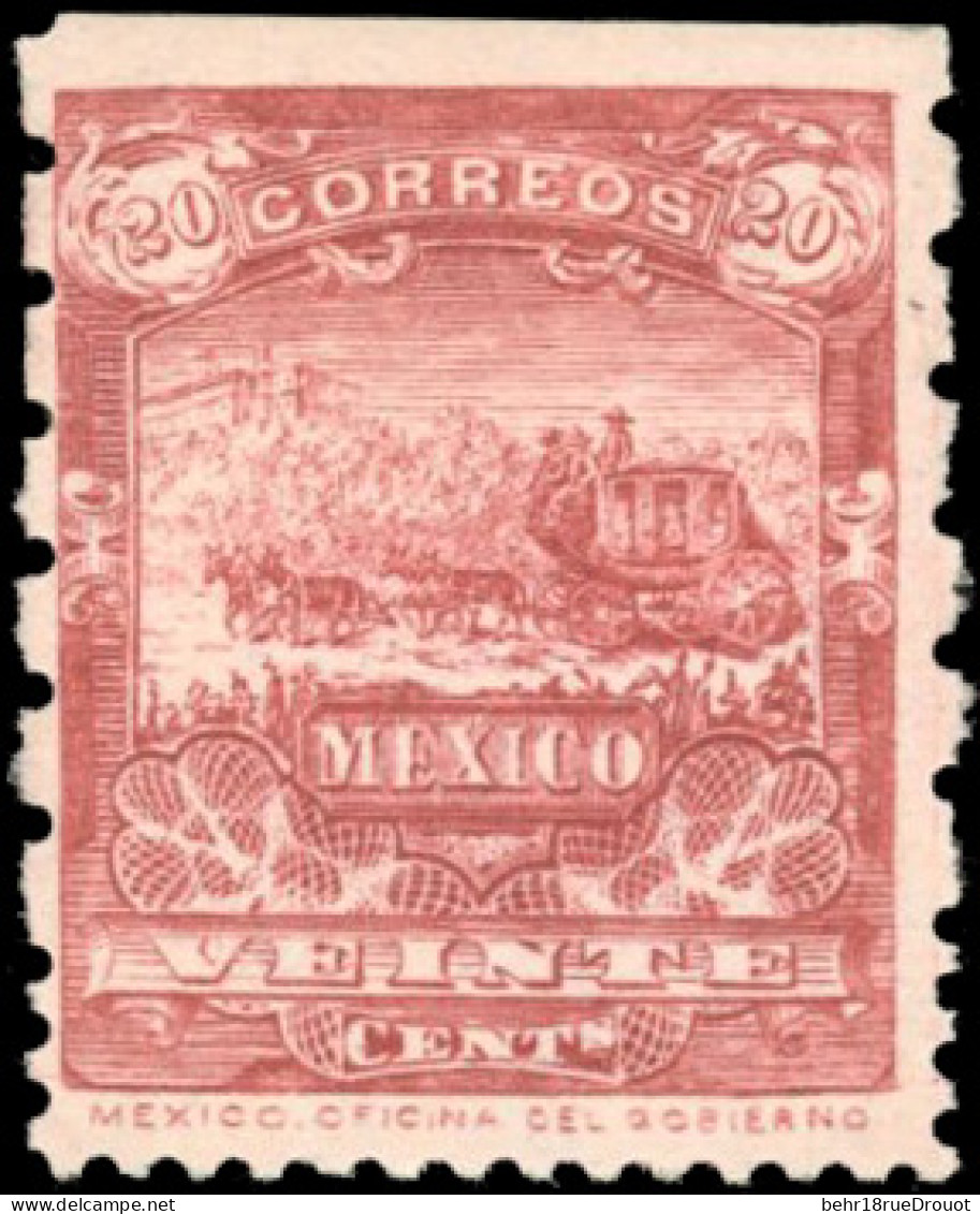 * 141 - 20c. Rouge-brun. Variété De Perforation. SUP. - Mexico