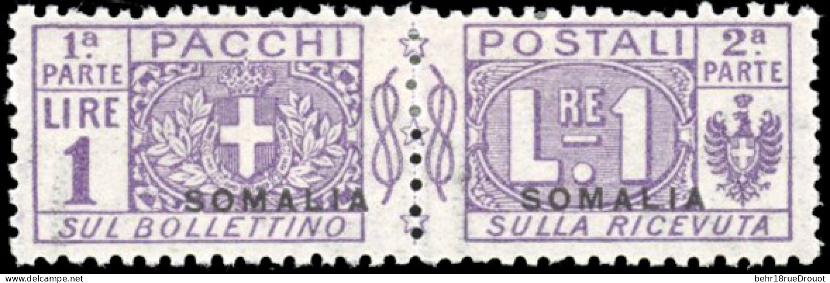 * 12 - Timbres Pour Colis-postaux. 1l. Violet. TB. - Somalie