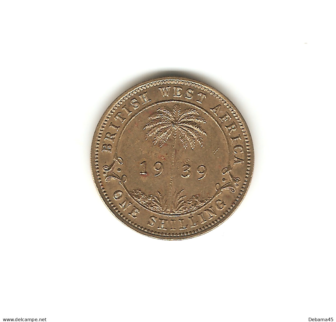 209/ Grande-Bretagne : Colonie  "british West Africa" : Georges VI : 1 Shilling 1939 - Colonie