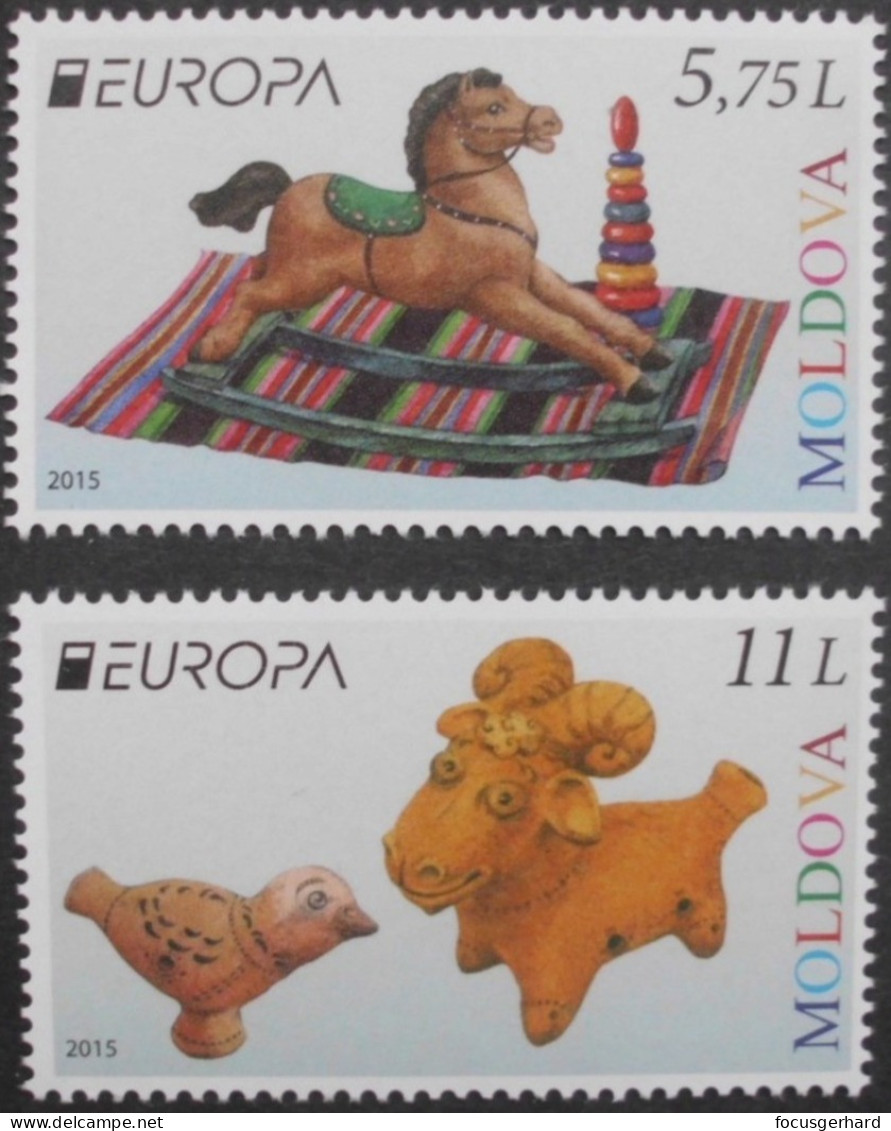 Moldawien    Historisches Spielzeug    Europa Cept   2015  ** - 2015