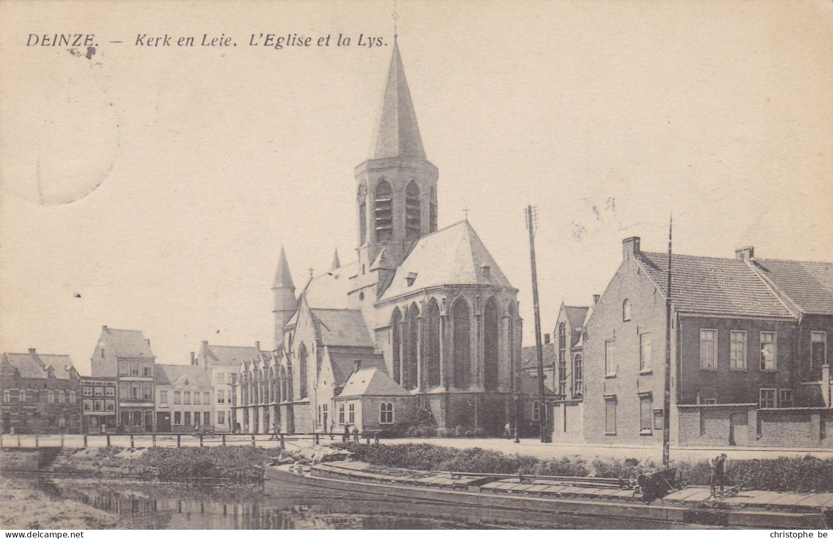 Deinze De Kerk En De Leie (pk85870) - Deinze