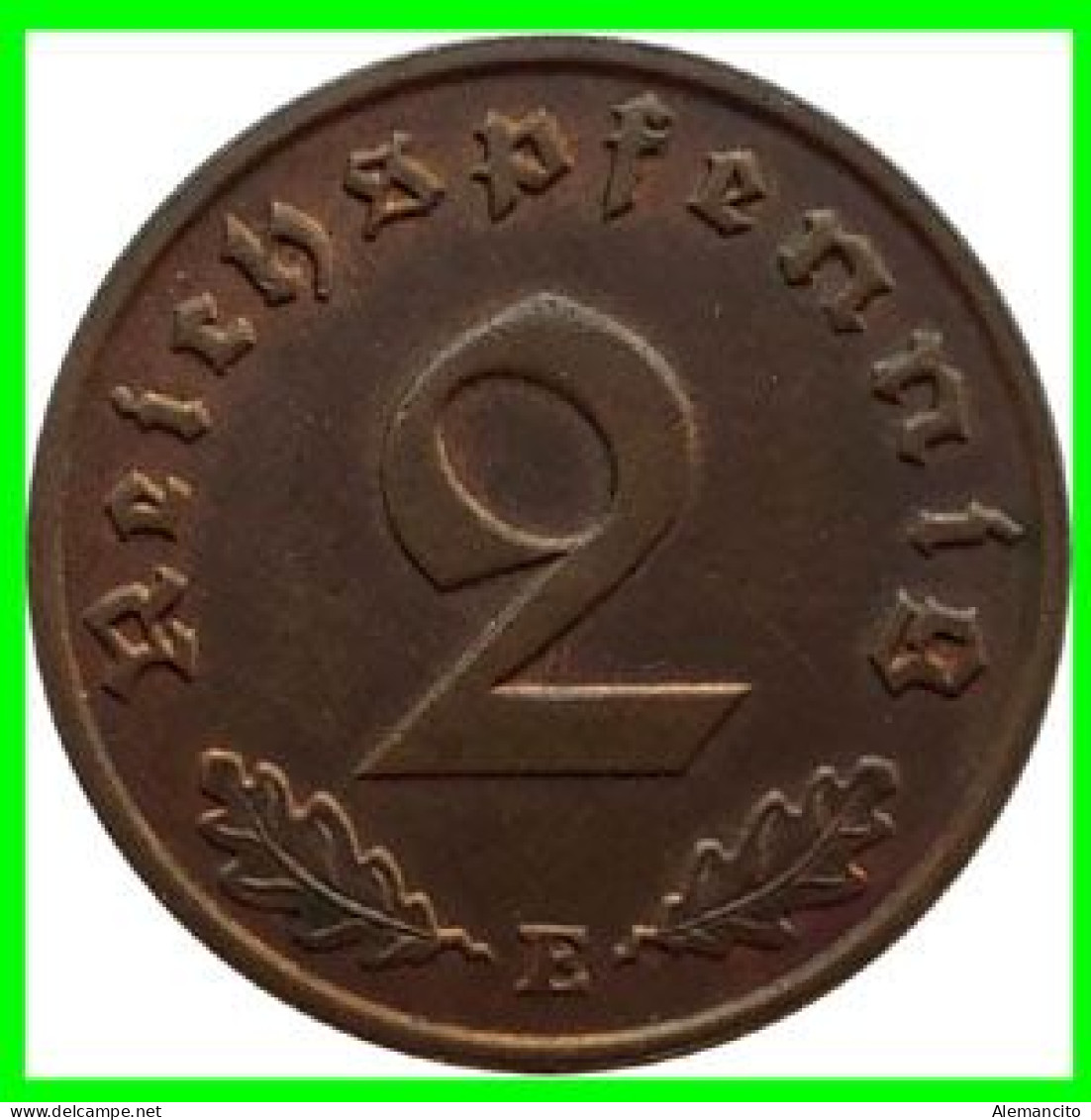 GERMANY - ALEMANIA DEUTFCHES REICH SERIE DE 6 MONEDAS DE 0.02 REICHSPFENNIG AÑO 1937 – KM 90 ( SERIE COMPLETA 6 CECAS ) - 2 Reichspfennig