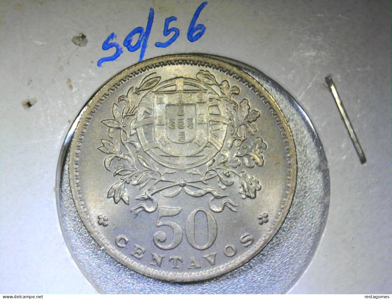 Portugal 50 Centavos 1956 - Portugal