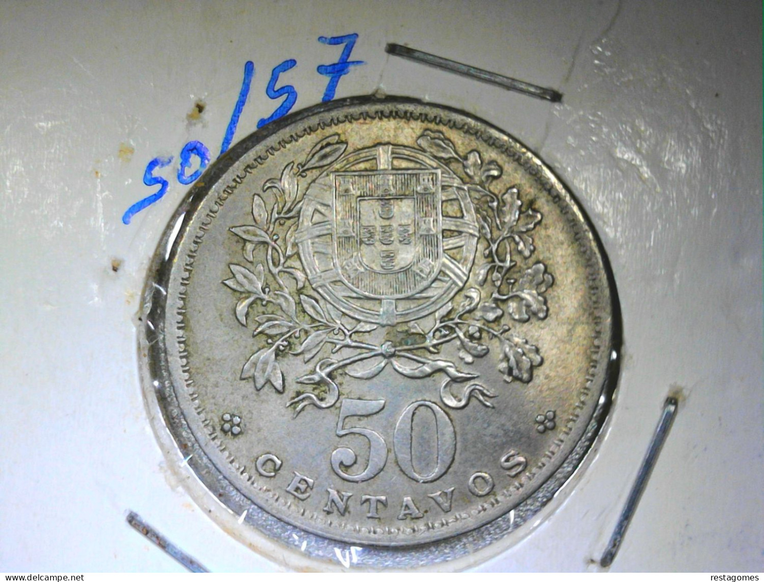 Portugal 50 Centavos 1957 - Portugal