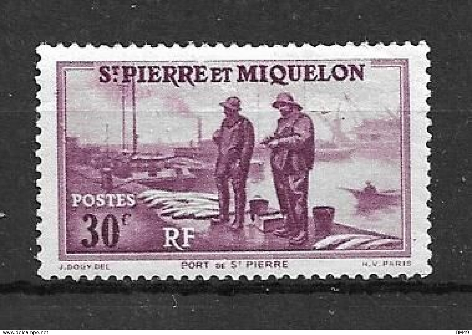 St.Pierre Et Miquelon   1938   N° 175   Neuf  Avec Trace De Charnière - Unused Stamps