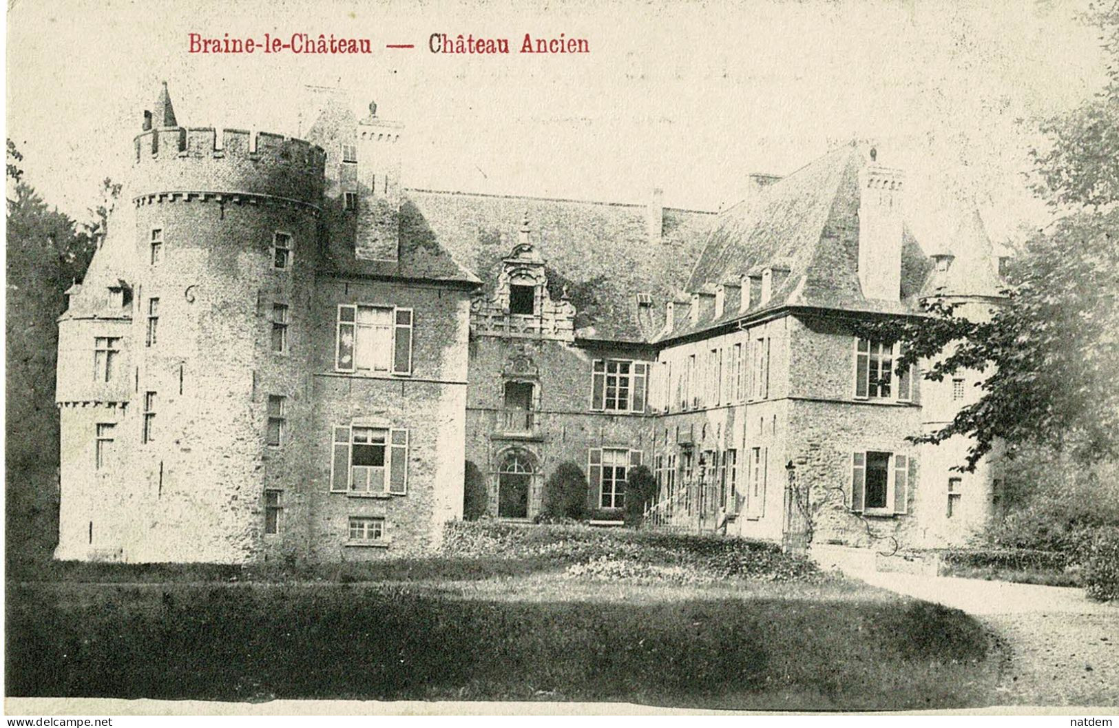 Braine-le-Château, Château Ancien, édit René Berger (pas D'homme Au Pied De La Tour) - Kasteelbrakel