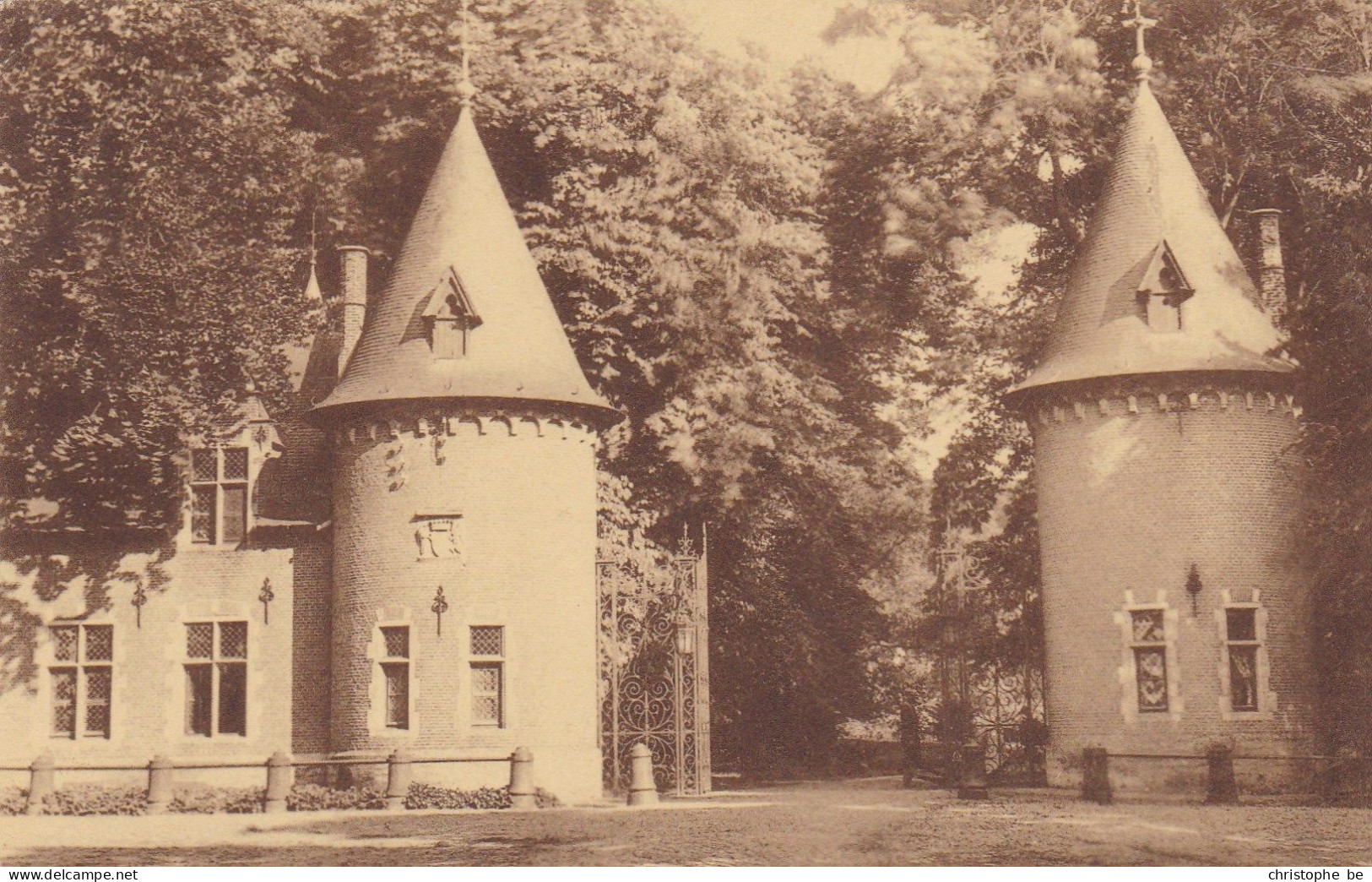 Deinze Bachte Maria Leerne, Ingang Kasteel Oydonck (pk85878) - Deinze