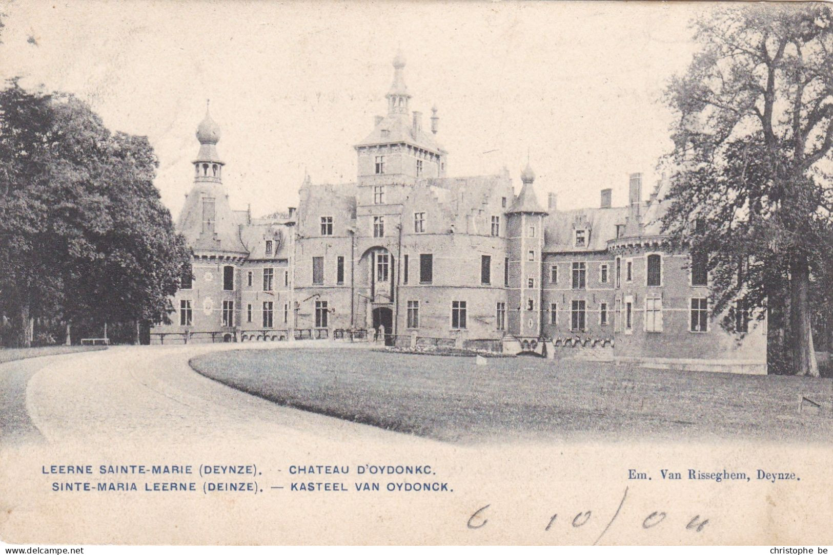 Deinze Bachte Maria Leerne,  Kasteel Oydonck (pk85881) - Deinze