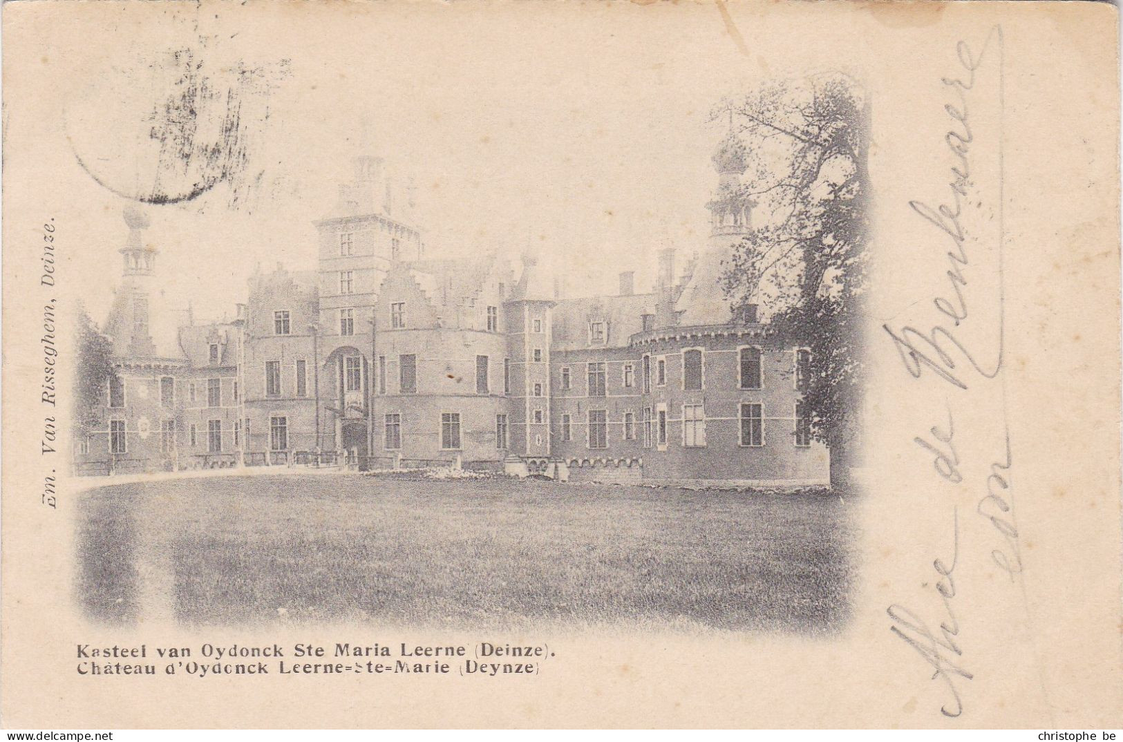 Deinze Bachte Maria Leerne,  Kasteel Oydonck (pk85882) - Deinze