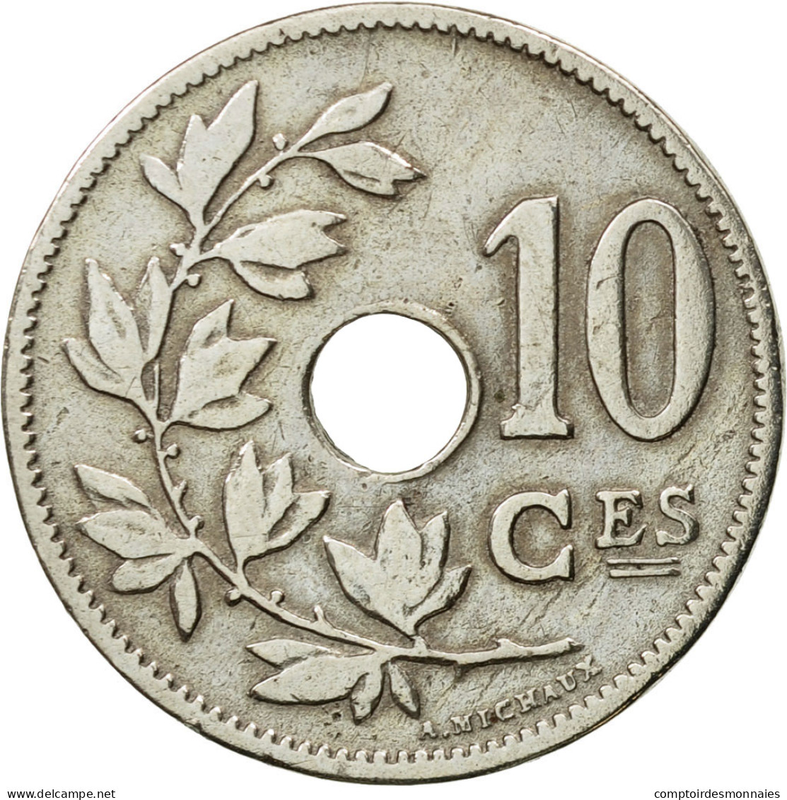 Monnaie, Belgique, 10 Centimes, 1902, TTB, Copper-nickel, KM:48 - 10 Cents