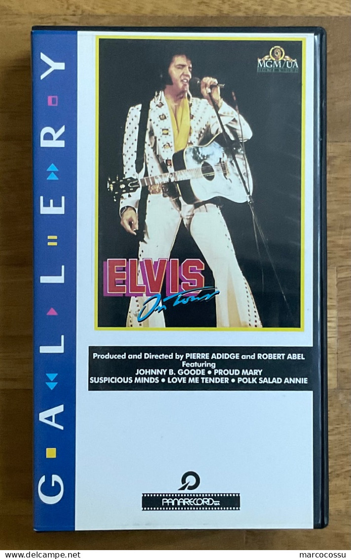 VHS. ELVIS ON TOUR - Objets Dérivés