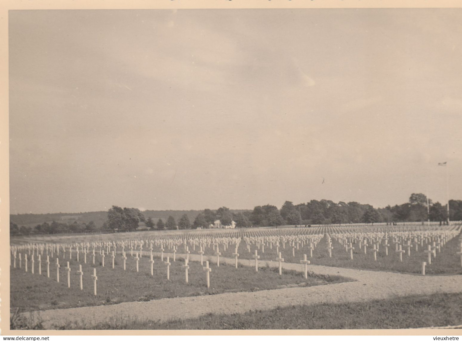 WELKENRAEDT HENRI CHAPELLE  WW2  1947 Cimetière US  Photo 17 X 12,5 Cm - Welkenraedt