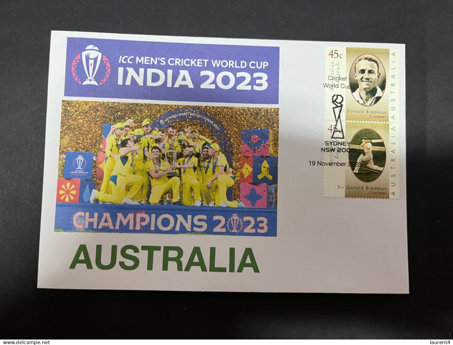 21-11-2023 (3 V 3) Australia Win The ICC Men's Cricket World Cup 2023 In India (19-11-2023) D. Bradman - Cricket